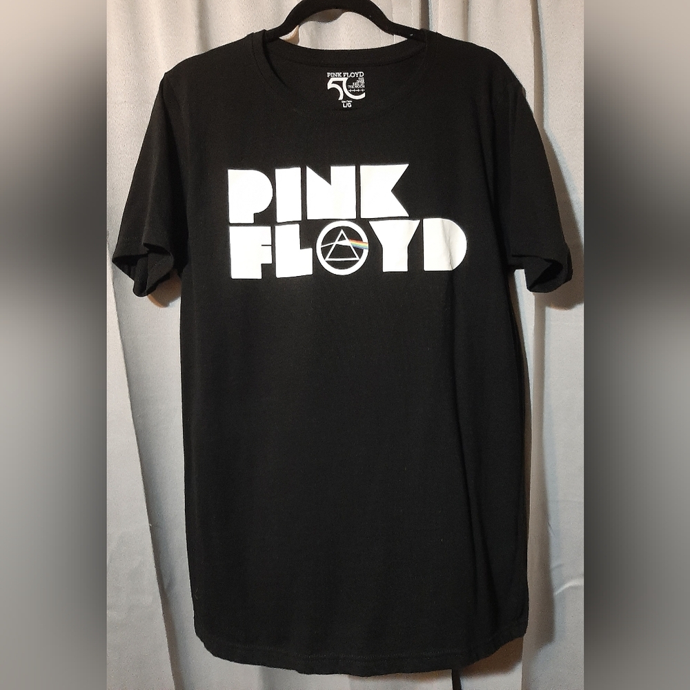 NWOT Pink Floyd 50th Anniversary Black Short Sleeve Tee Large